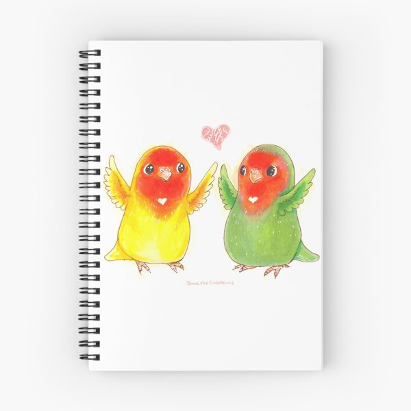 Item preview, Lovebirds Forever In Love designed and sold by BasilFox.