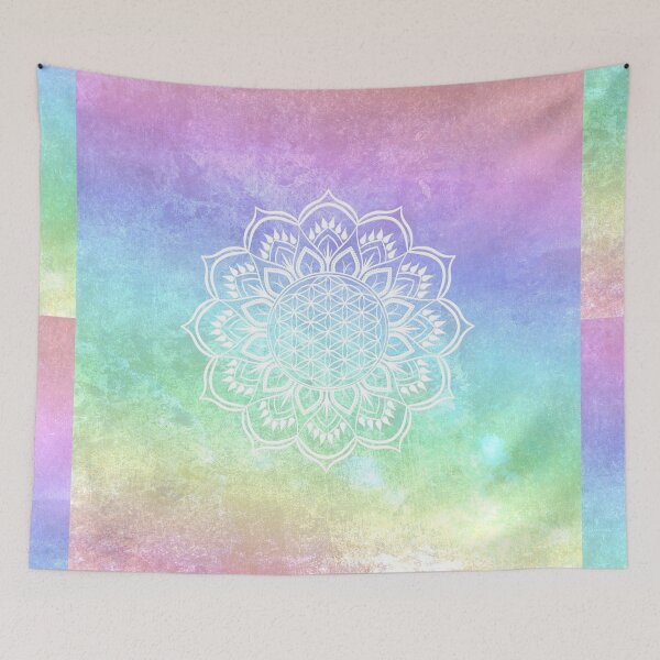 Item preview, Pastel Rainbow Mandala designed and sold by Bluepress.