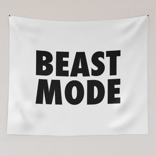 Item preview, Beast Mode - Gym Quote designed and sold by maniacfitness.
