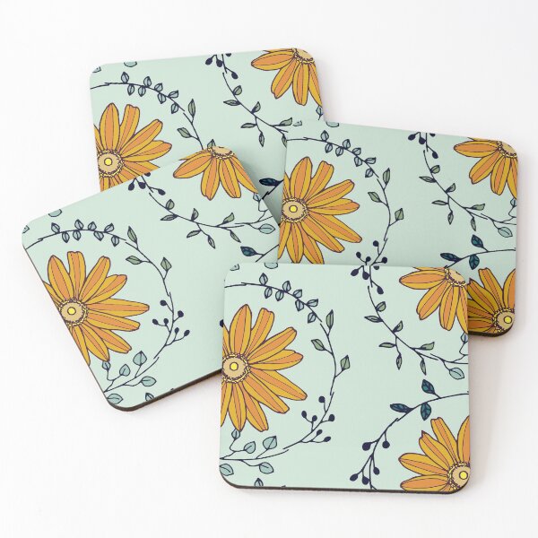 Item preview, Pretty Autumn Floral Circular Logo designed and sold by Sandra Vincent.