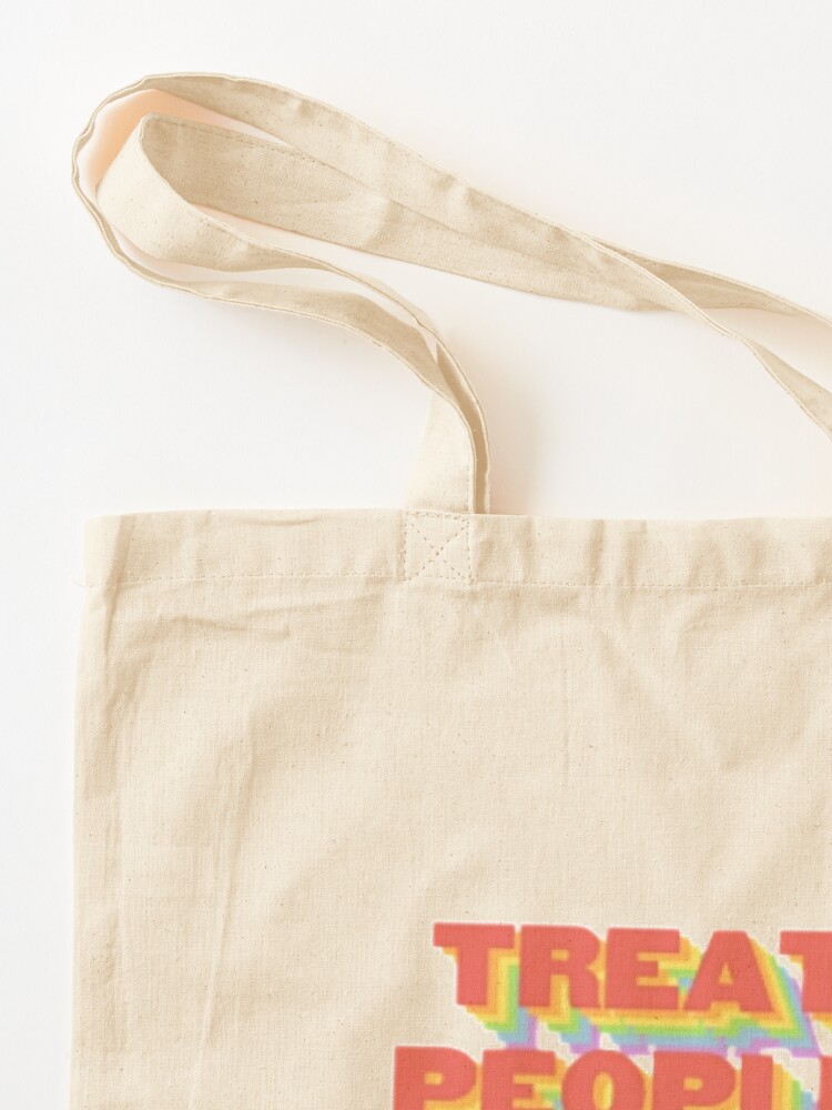 Alternate view of TREAT PEOPLE WITH KINDNESS (HARRY STYLES) Tote Bag