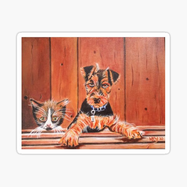 14. Unlikely Pair by Kenneth Key Sticker