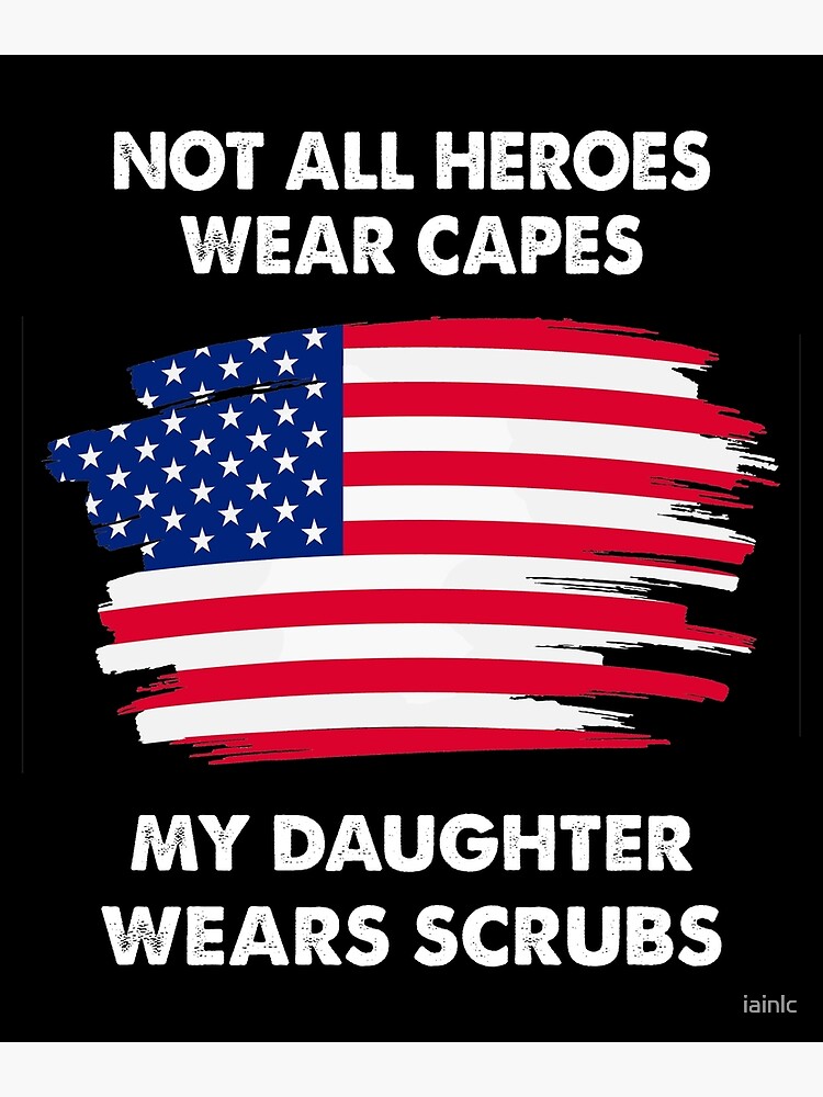Our Heroes wear scrubs decal