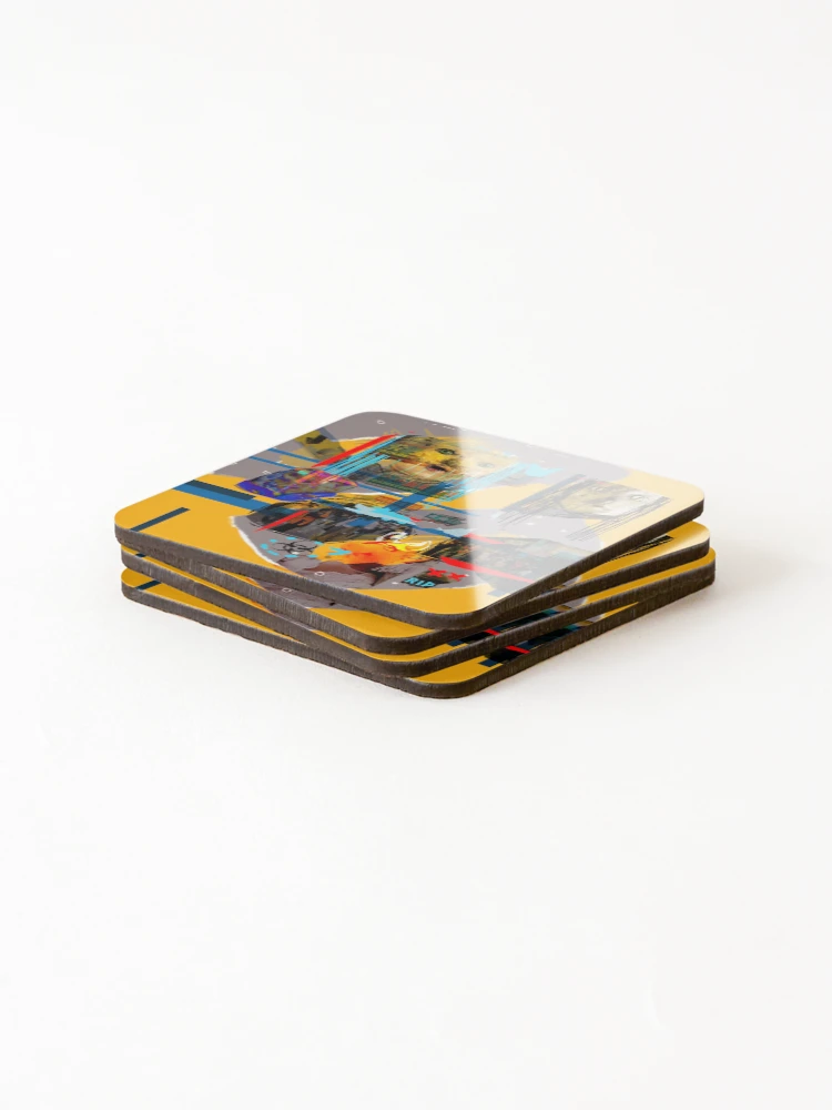 Thumbnail 4 of 5, Coasters (Set of 4), Digested Friend designed and sold by LBionicArt.