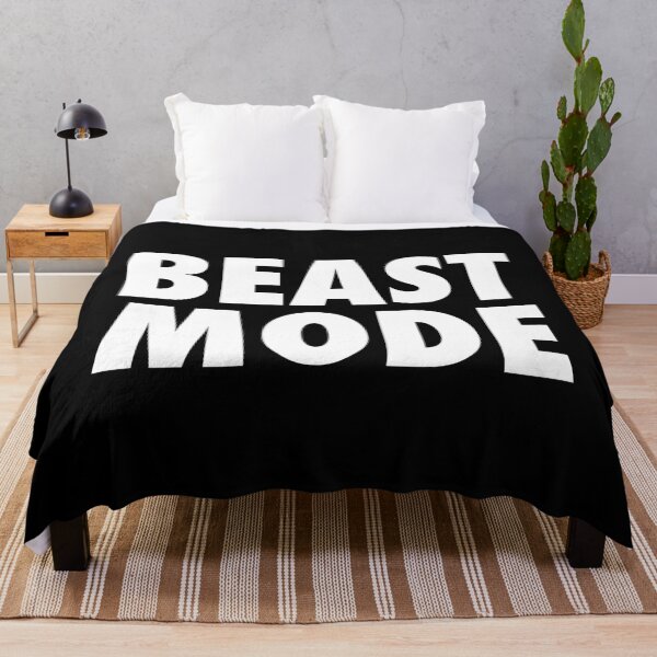 Item preview, Beast Mode Gym Fitness Quote designed and sold by maniacfitness.