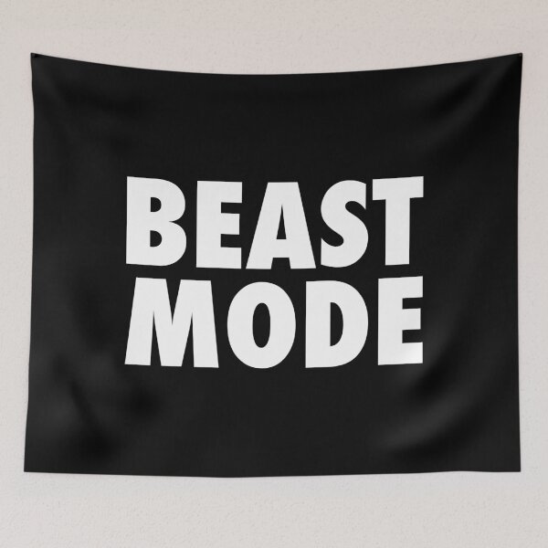 Item preview, Beast Mode Gym Fitness Quote designed and sold by maniacfitness.