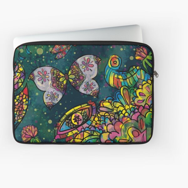 Summer meadow at night Laptop Sleeve