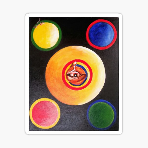 13. A Watchful Eye by Kenneth Key Sticker
