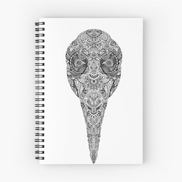 Item preview, Paisley Plague Mask Black Lineart designed and sold by ChePanArt.