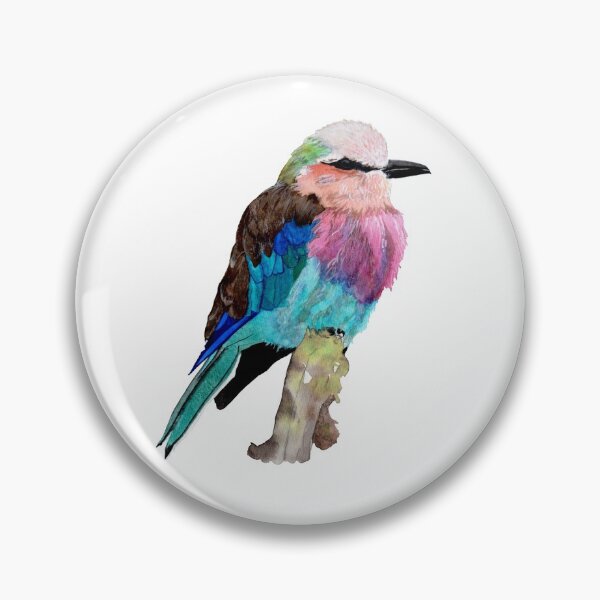 Item preview, Lilac Breasted Roller Bird designed and sold by AuntieBetty.