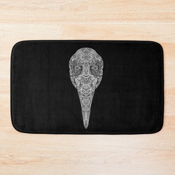 Item preview, Paisley Plague Mask Black on White designed and sold by ChePanArt.