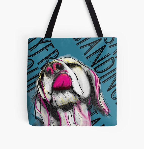 Sunny the Beagle Allover-Print Tote Bag