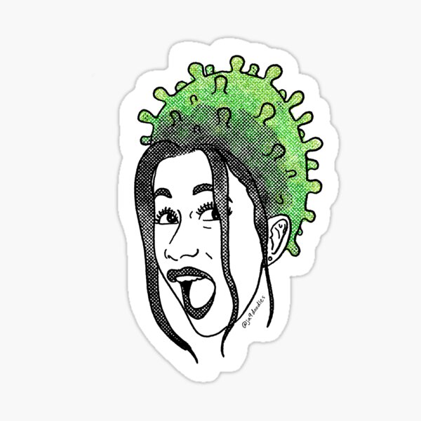 CARDI-19 Sticker