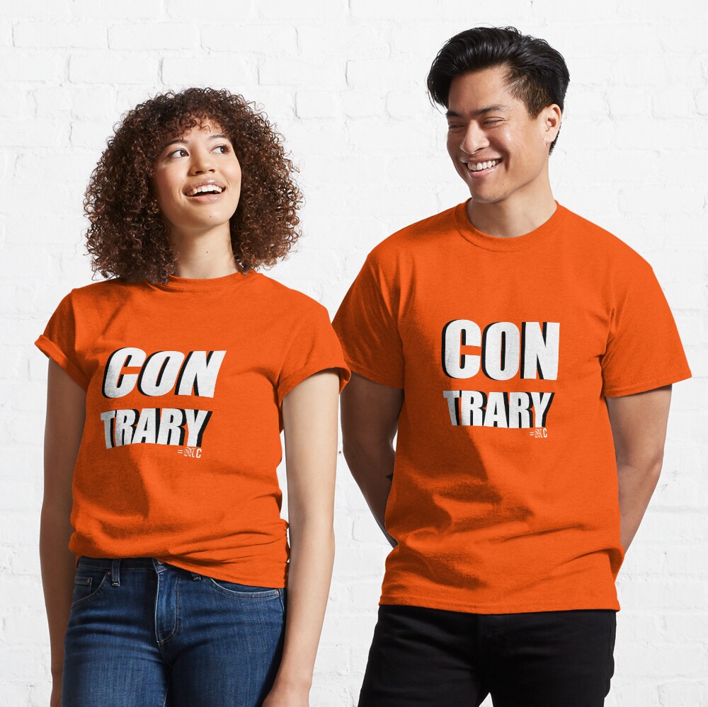 Contrary tee + hoodie Classic T-Shirt