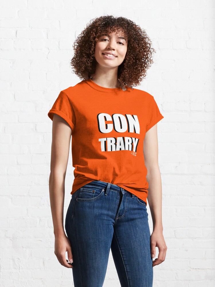 Alternate view of Contrary tee + hoodie Classic T-Shirt