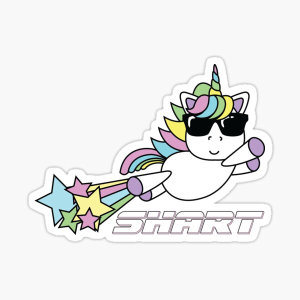 Sticker Einhorn Furz Redbubble