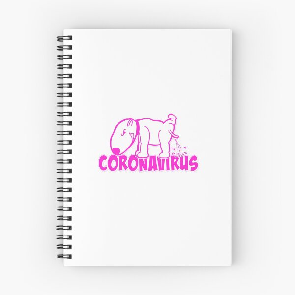 Item preview, DOG PEEING ON CORONAVIRUS COVID-19 PINK CHINESE FLU 2020 designed and sold by Nextlevellife.