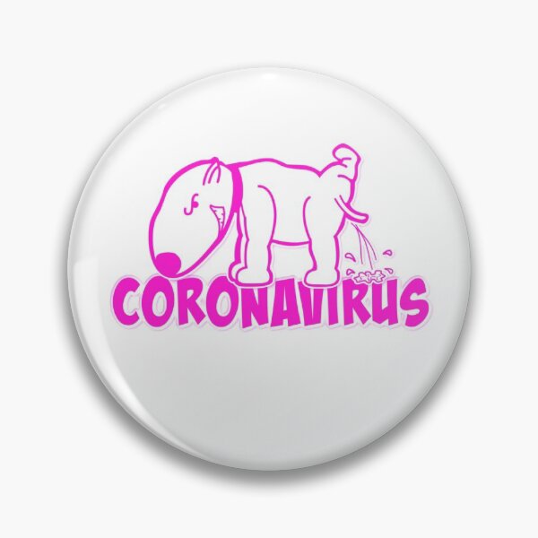 Item preview, DOG PEEING ON CORONAVIRUS COVID-19 PINK CHINESE FLU 2020 designed and sold by Nextlevellife.