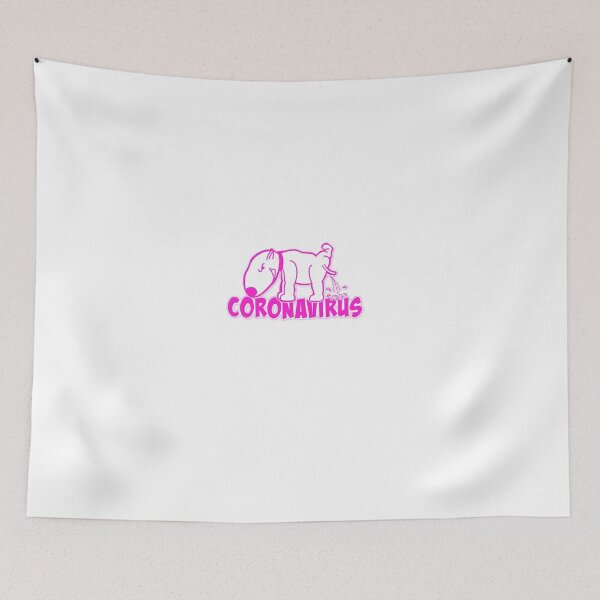 Item preview, DOG PEEING ON CORONAVIRUS COVID-19 PINK CHINESE FLU 2020 designed and sold by Nextlevellife.