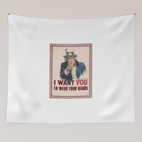 Item preview, I Want YOU To Wash Your Hands designed and sold by Brookerino.