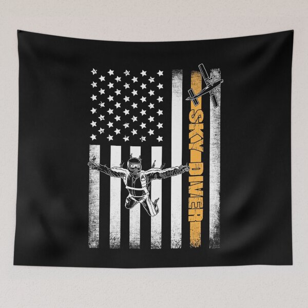 Item preview, American Skydiver USA Flag designed and sold by Captain Mood.