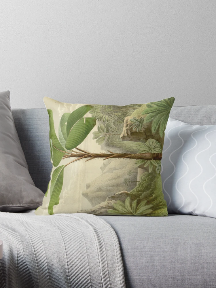 Aperçu 1 sur 4. Coussin avec l'œuvre Flore des serres et des... créée et vendue par Rodeoclash.
