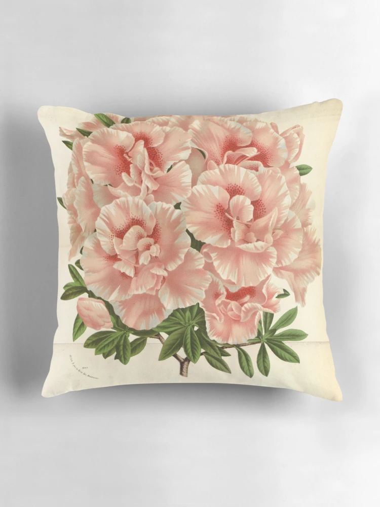 Aperçu 3 sur 4. Coussin avec l'œuvre Flore des serres et des... créée et vendue par Rodeoclash.