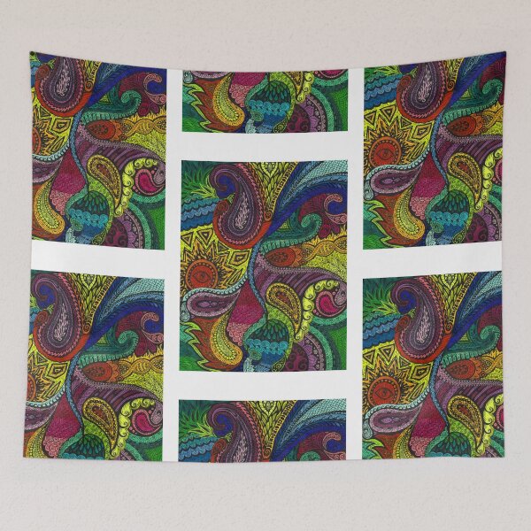 Artikelvorschau, Paisley Patterns. Multi-coloured. entworfen und verkauft von timothybeighton.