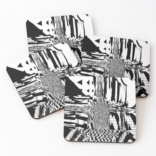 Item preview, Glitch black and white designed and sold by Ihrlaa.