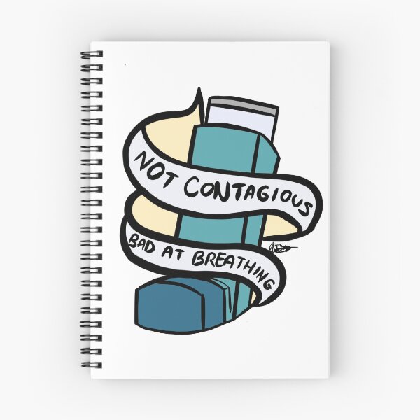 Item preview, Not Contagious, Bad at Breathing designed and sold by TinyJesster.