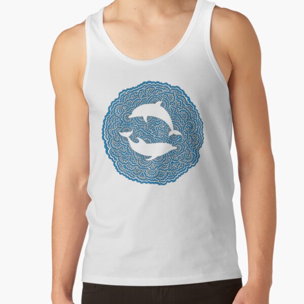 Dolphin Drawing Meditation Tank Top