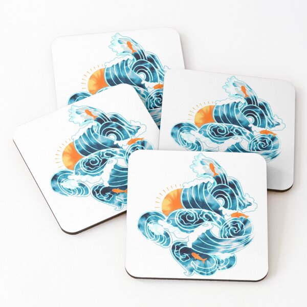 Item preview, Bright Ocean 'Tide' Dye  designed and sold by TigaTiga.