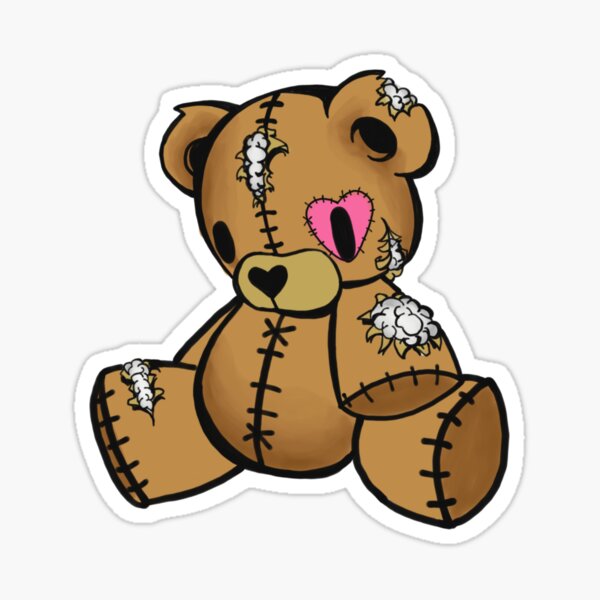 ripped teddy bear