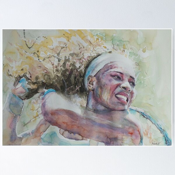 Item preview, Serena Williams -2 designed and sold by artsNportraits.