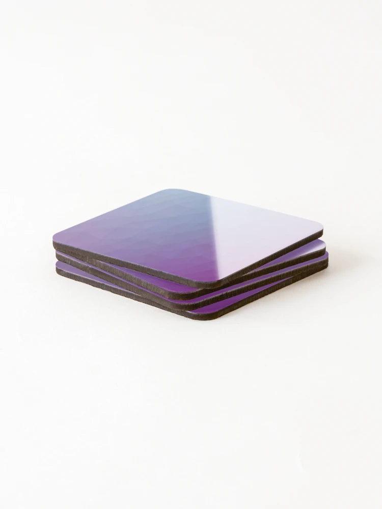 Thumbnail 4 of 5, Coasters (Set of 4), Colorful Polygon designed and sold by Raju2018.