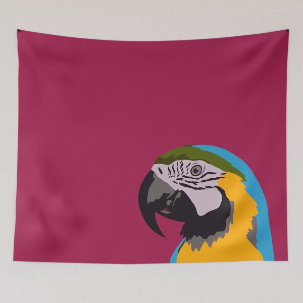 Item preview, Blue & Gold Macaw portrait designed and sold by GeoCreate.