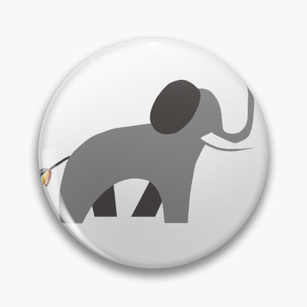Item preview, Stylized elephant designed and sold by Azyrielle.