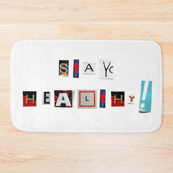 Item preview, Anonymous Threatening Letter: Stay healthy! – Fight the Epidemic designed and sold by Hell-Prints.