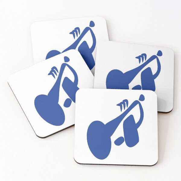 Item preview, Abstract Trumpet Blue designed and sold by Becca Simone.