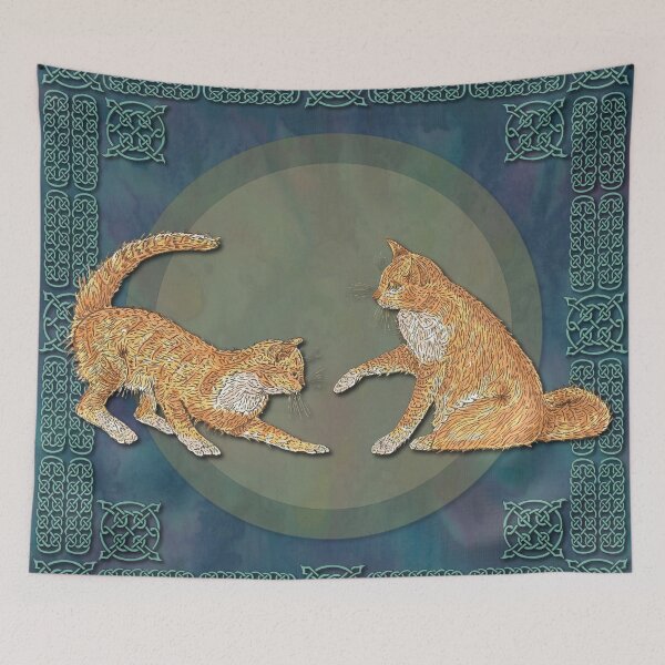 Item preview, Celtic Cats - Ginger Cats designed and sold by lottibrown.