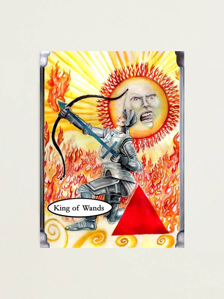 Alternate view of Knight of Wands Photographic Print