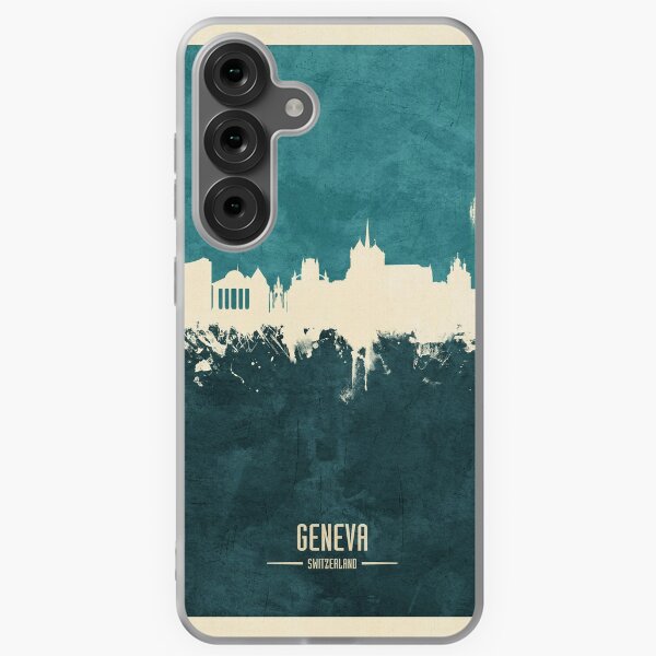 Item preview, Geneva Switzerland Skyline designed and sold by ArtPrints.
