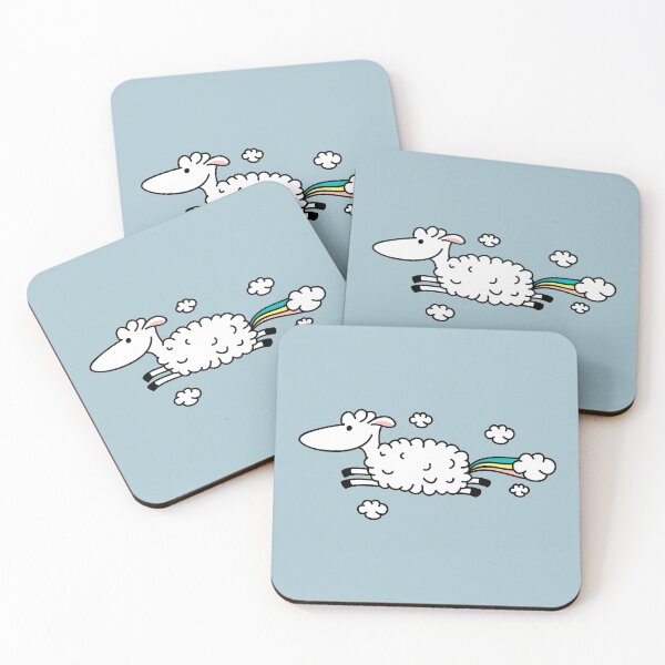 Item preview, Funny sheep with sheep clouds designed and sold by spontania.