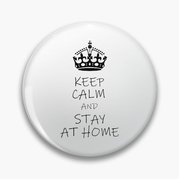 Item preview, keep calm and stay home coronavirus covid-19 designed and sold by Desenatorul1976.