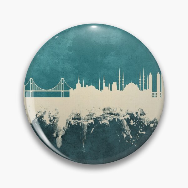 Artikelvorschau, Istanbul Turkey Skyline entworfen und verkauft von ArtPrints.