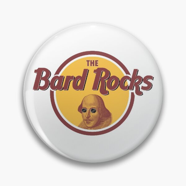 Item preview, The Bard Rocks - white background designed and sold by Bardly-Legal.