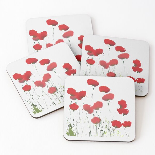 Item preview, VALIANT POPPIES  designed and sold by nibsgallery.