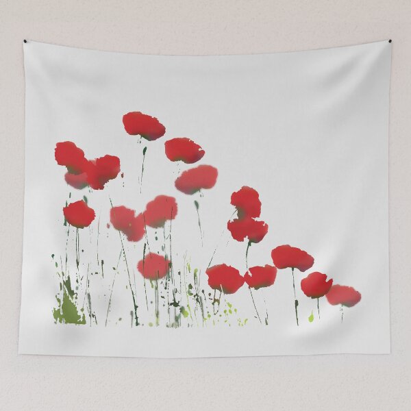 Item preview, VALIANT POPPIES  designed and sold by nibsgallery.