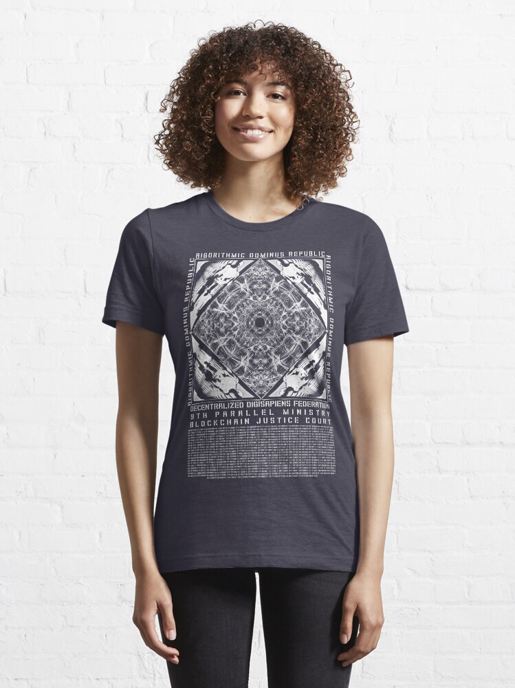 Alternate view of Aigorithmic Dominus Republic Products Essential T-Shirt