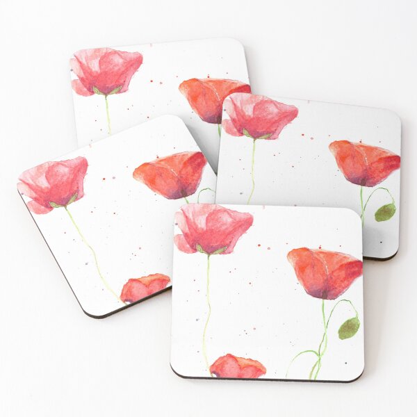 Item preview, Watercolor Poppies designed and sold by vanessa182.